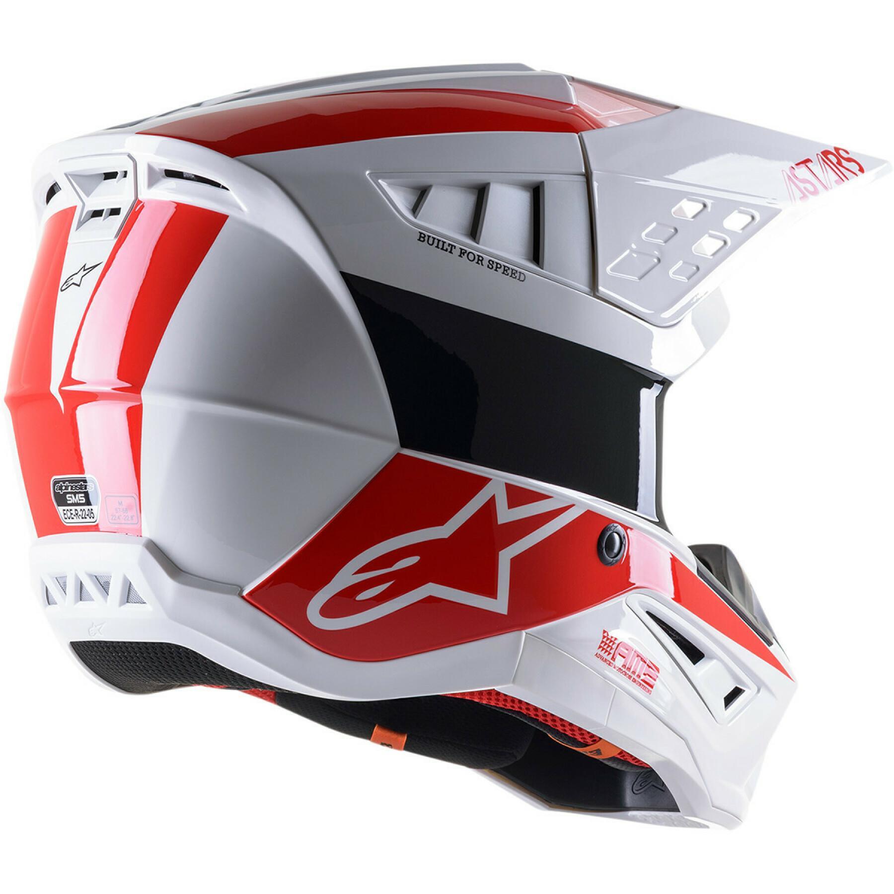 Motorrad-Cross-Helm Alpinestars SM5 bond