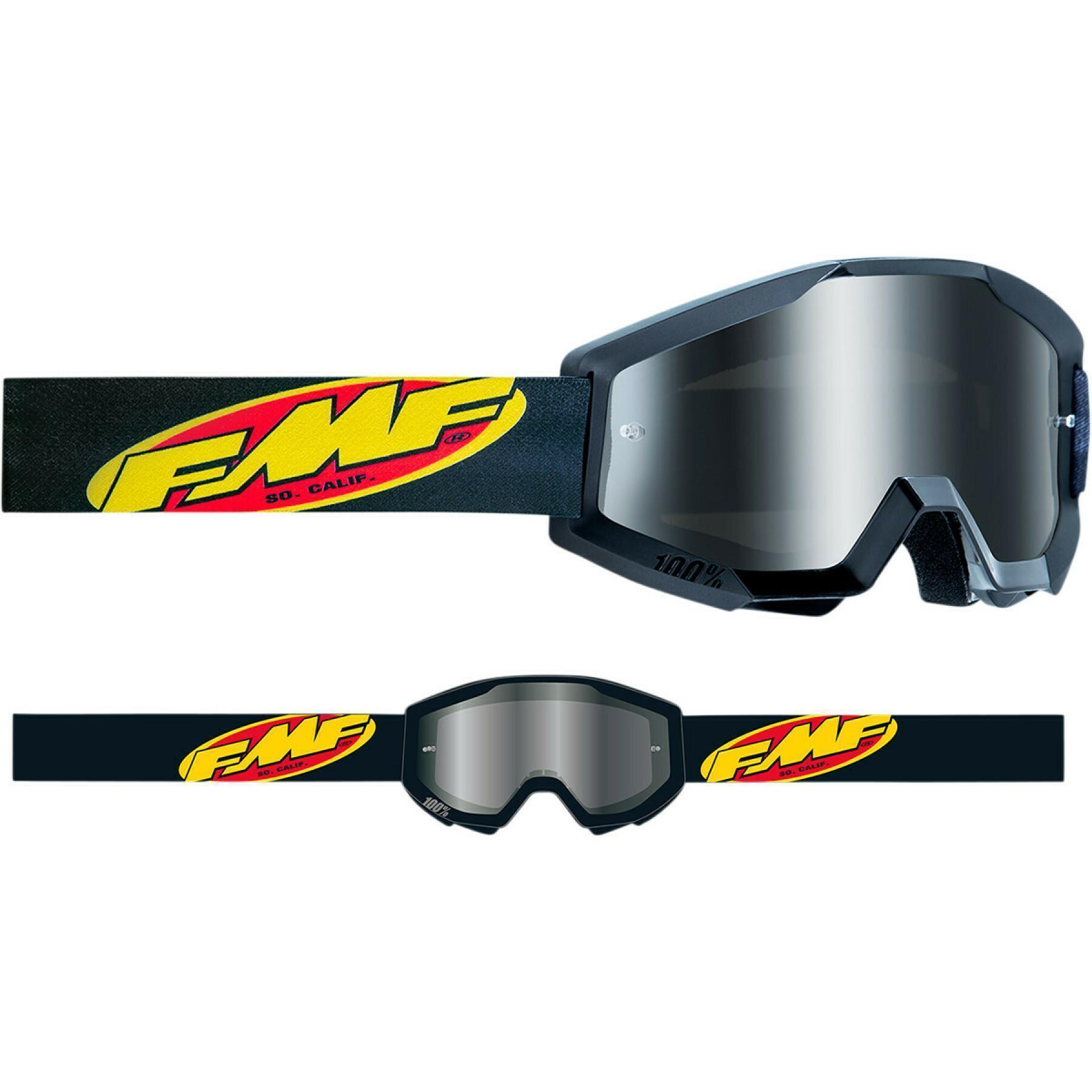 Motorrad-Crossbrille FMF Vision core sand