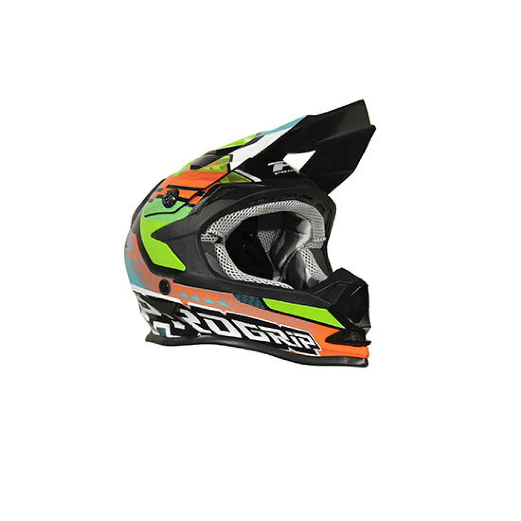 Kinder Motocross Helm Progrip 3009