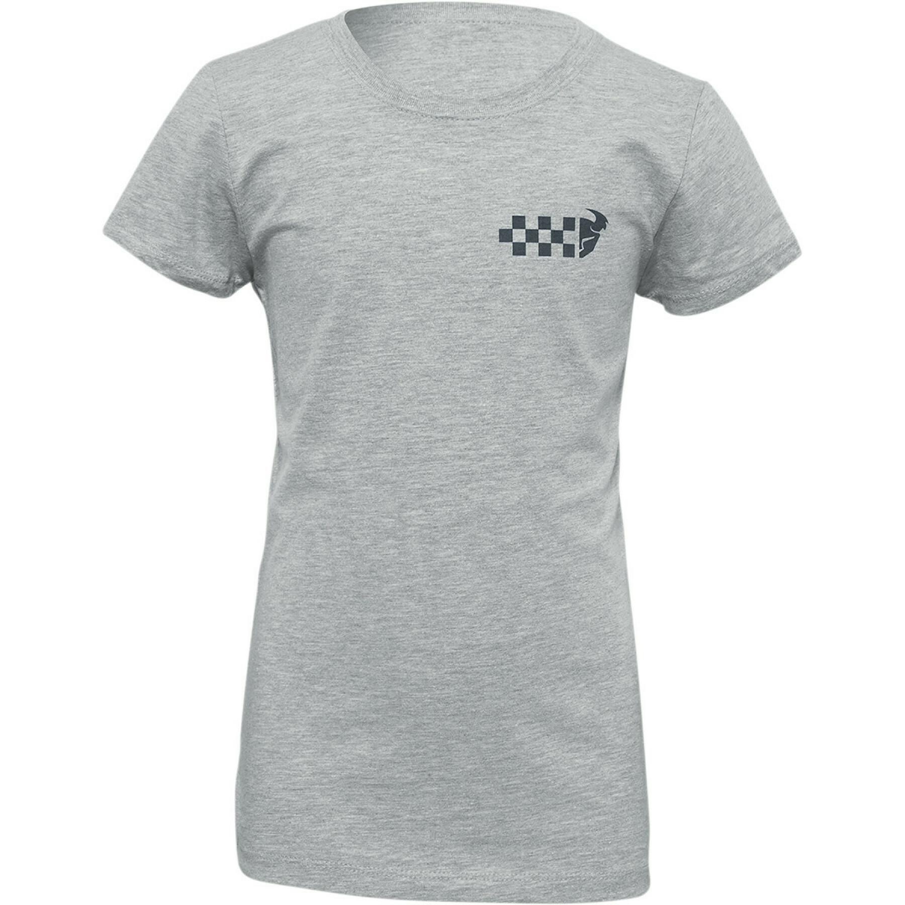Kinder T-Shirt Thor checkers heather