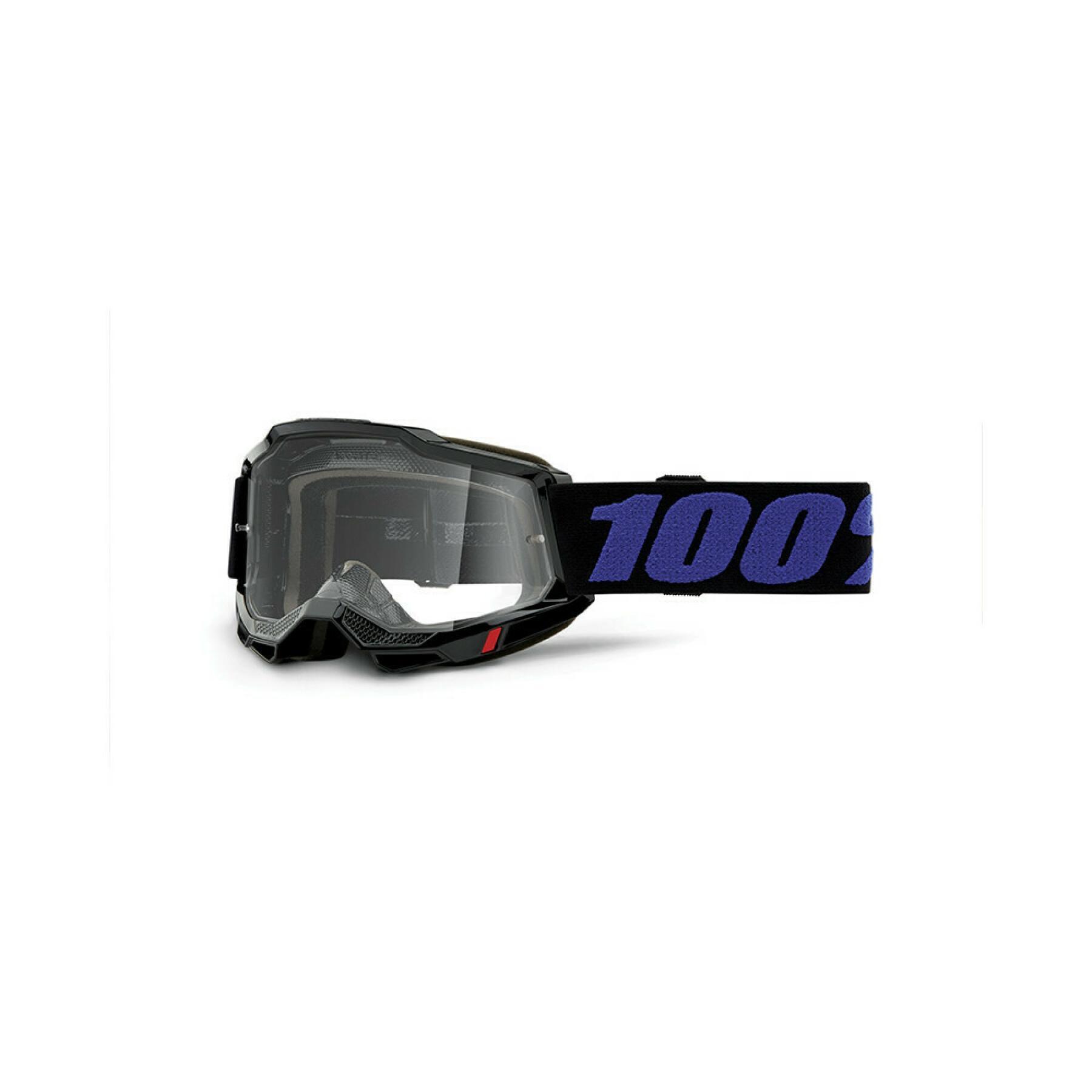 Motorrad-Cross-Maske farbloser Schirm 100% Accuri 2 Moore