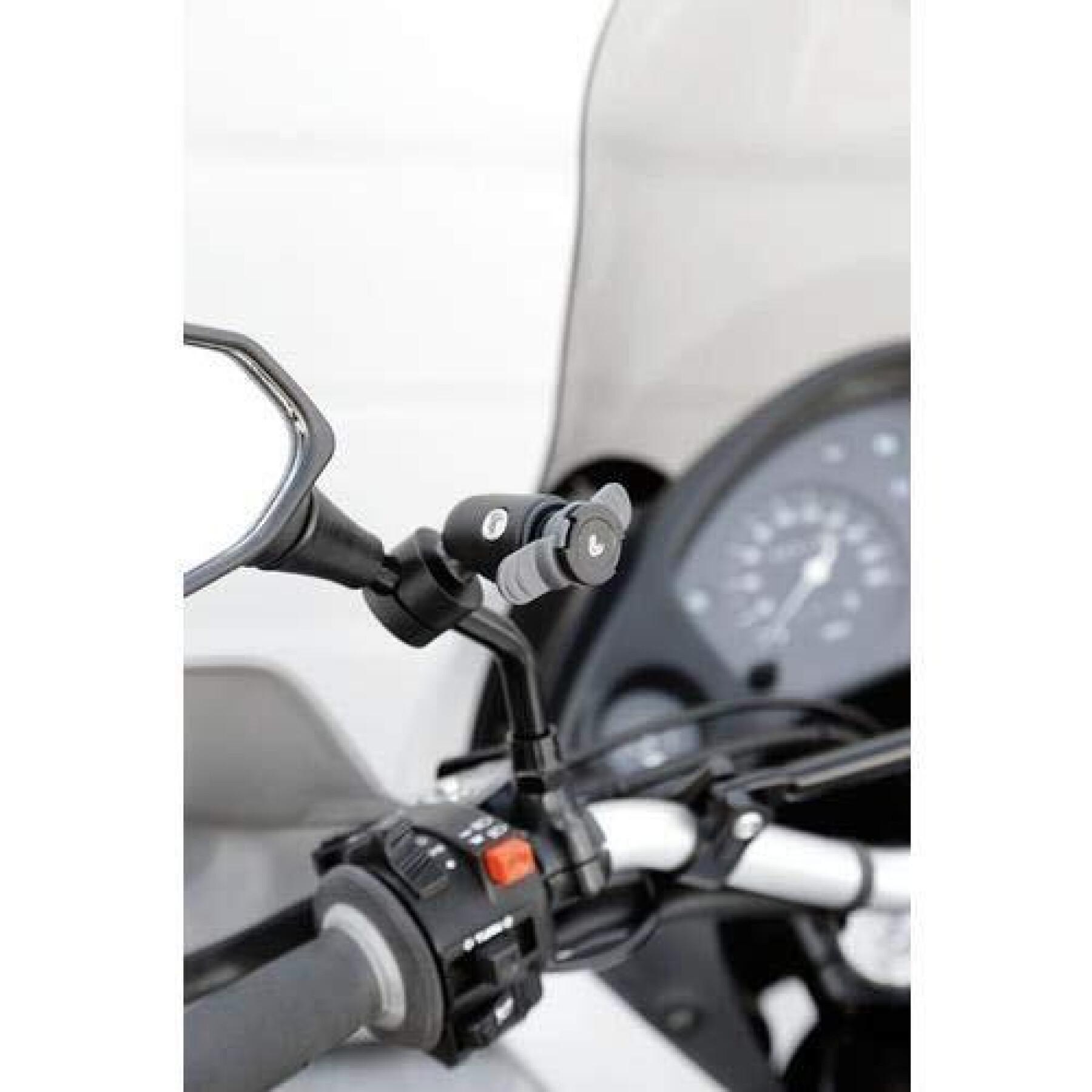 Motorrad-Smartphone-Halterung mit Backen Optiline Opti Mirror