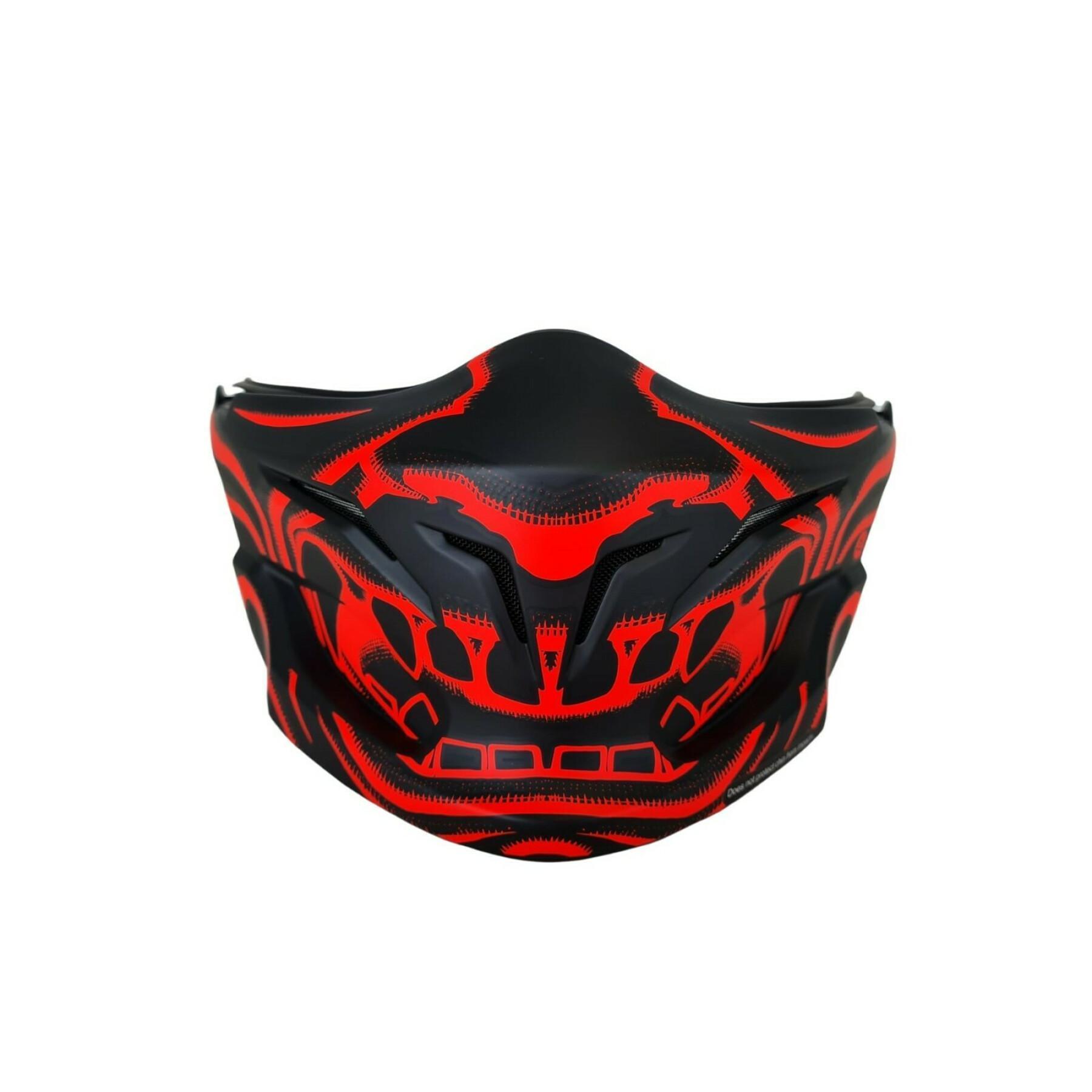 Motorrad-Maske Scorpion Exo-Combat evo mask SAMURAI