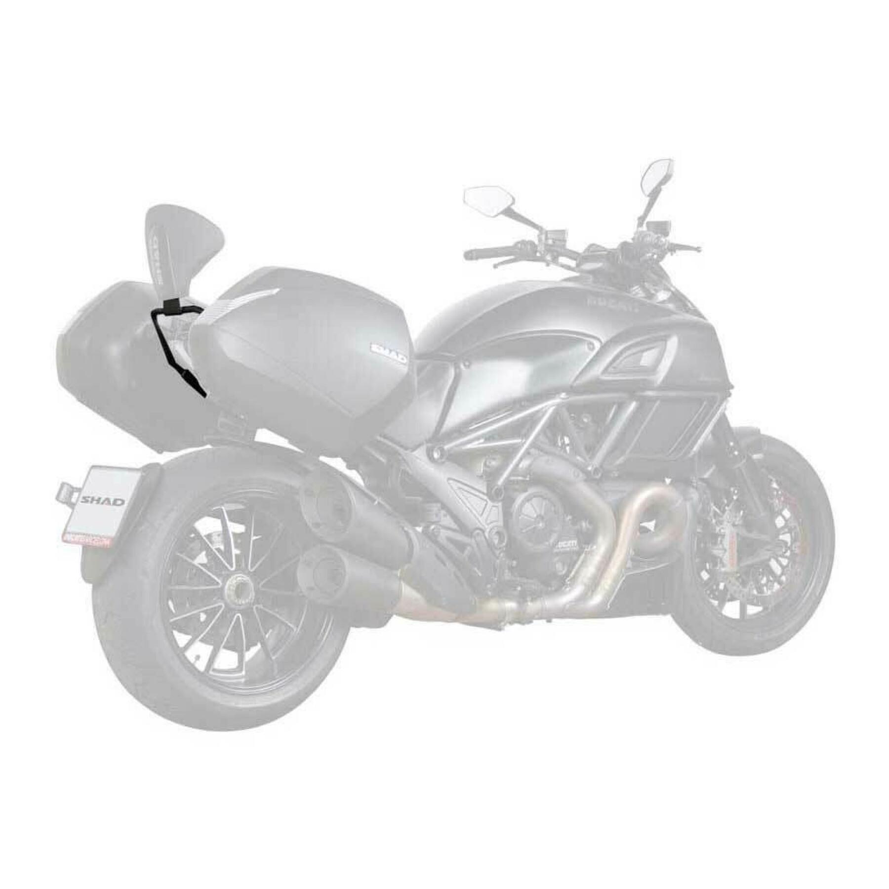 Motorrad-Rückenlehnenbefestigung Shad Ducati diavel 1200