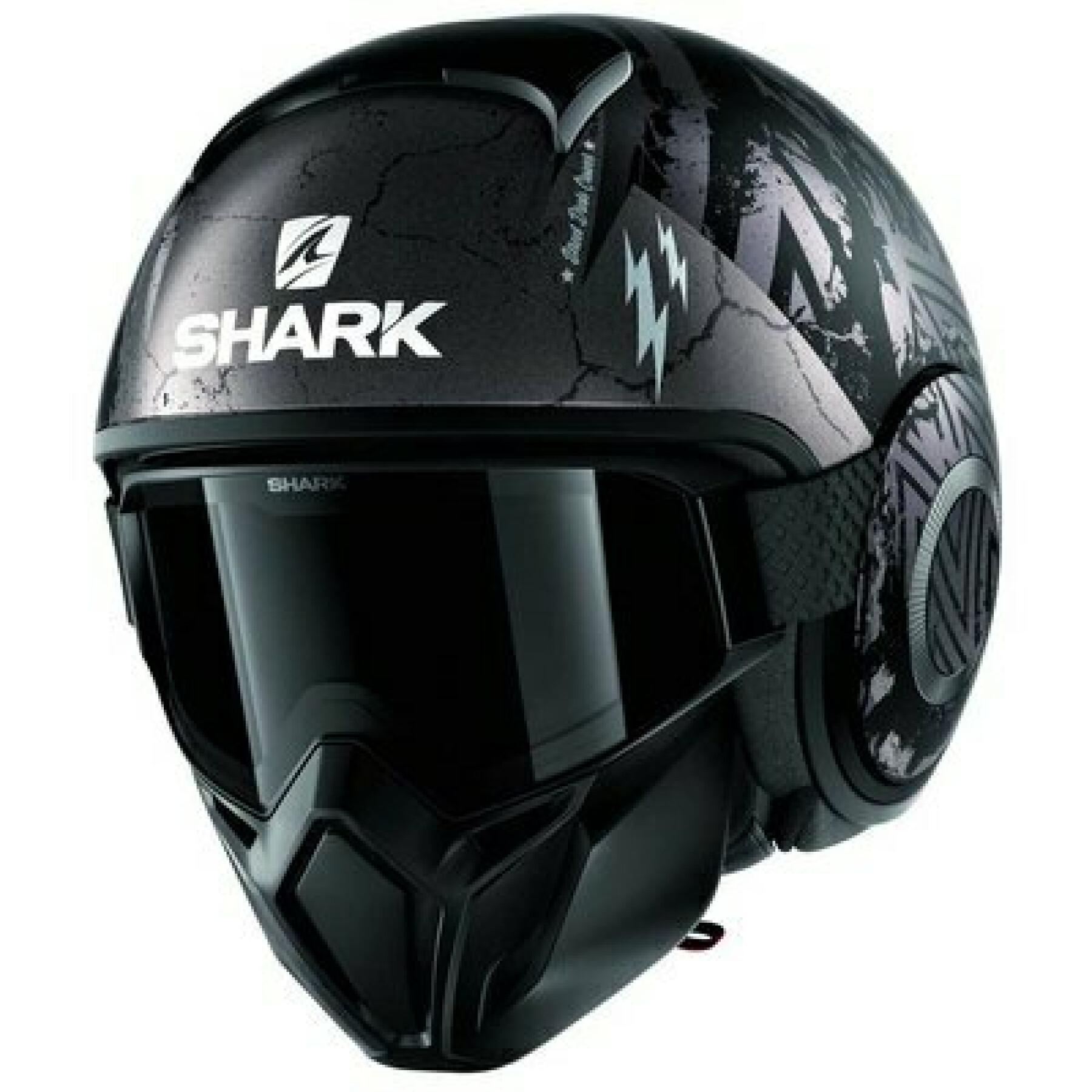 Jet-Motorradhelm Shark street drak crower