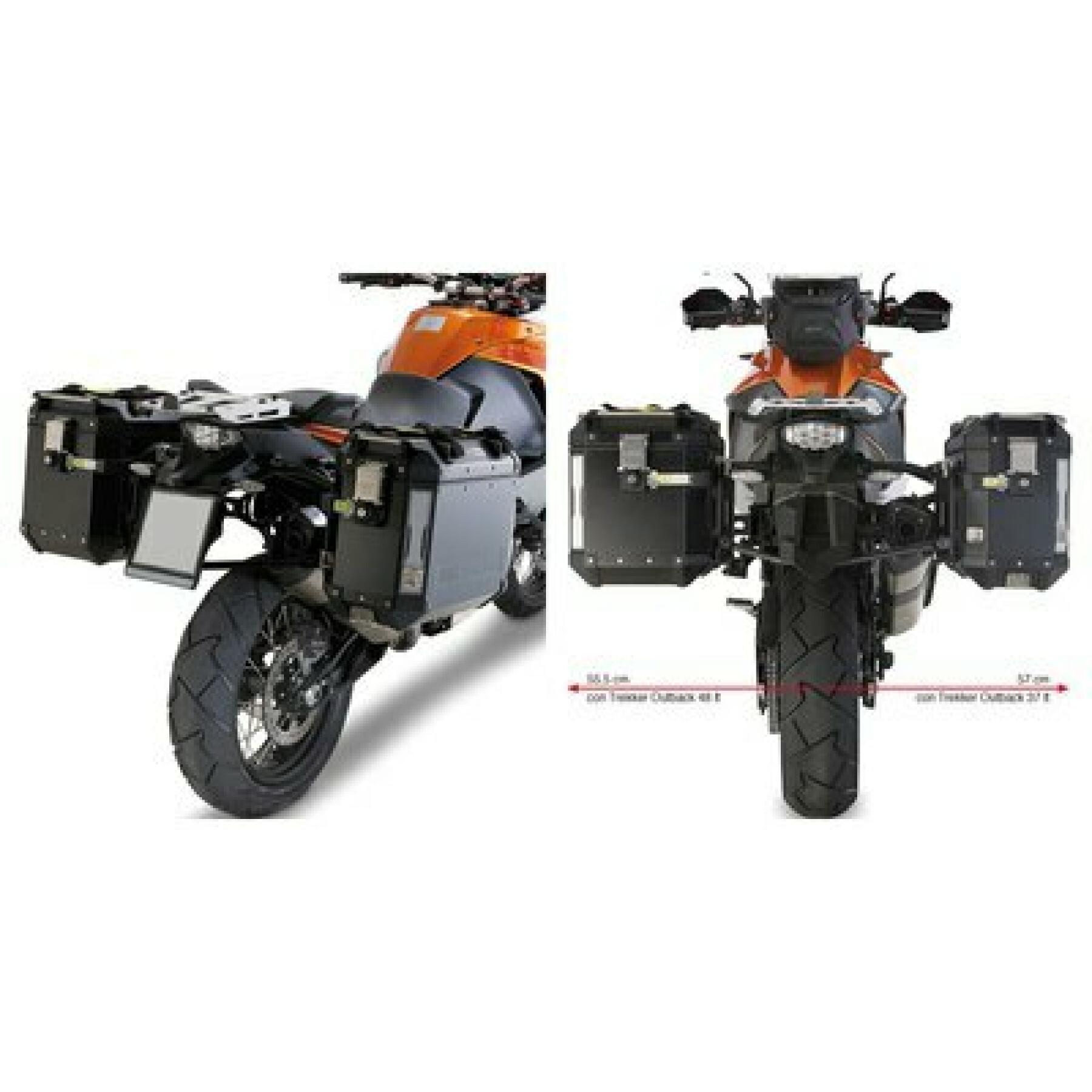 Motorrad-Seitenkofferhalter Givi Monokey Cam-Side Ktm 1050 Adventure (15 À 16)
