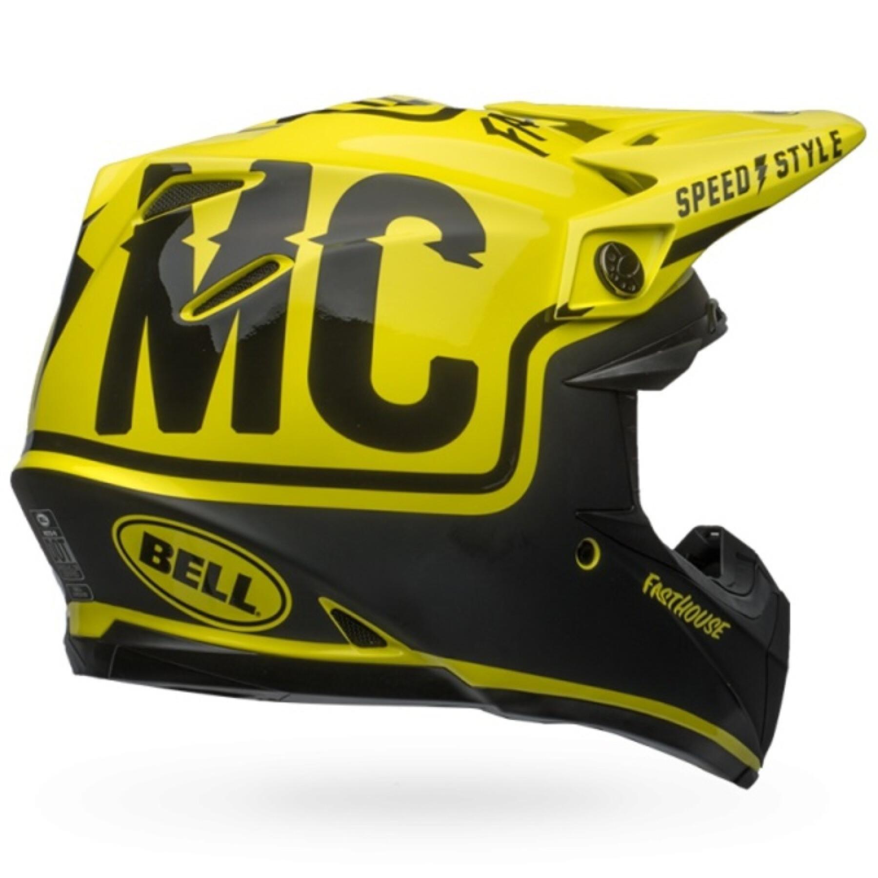 Visier Motocross-Helm Bell Moto-9 Flex Fasthouse