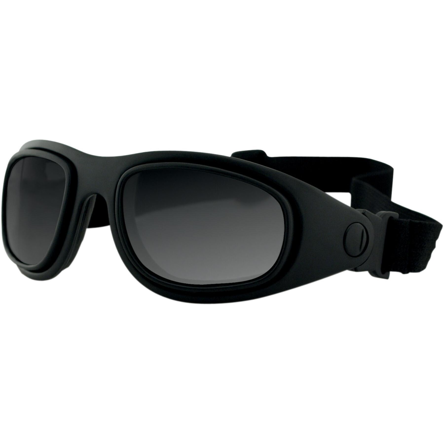 Konvertible Motorradbrille mit austauschbaren Gläsern Bobster Sport & Street 2