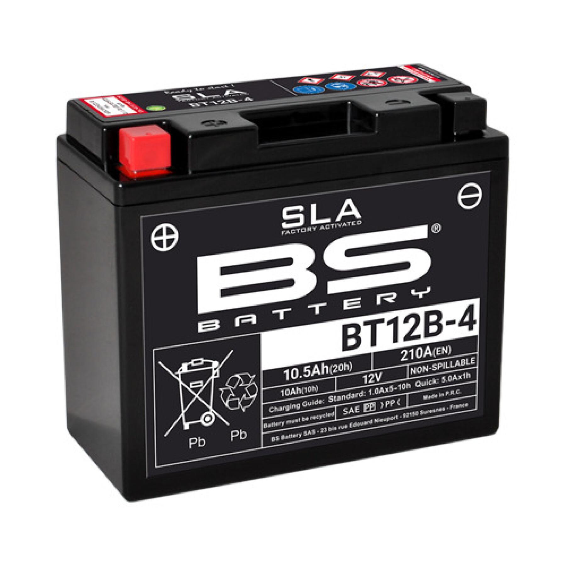 Motorradbatterie BS Battery SLA BT12B-4 - C (10H-R) - C (20H-R)