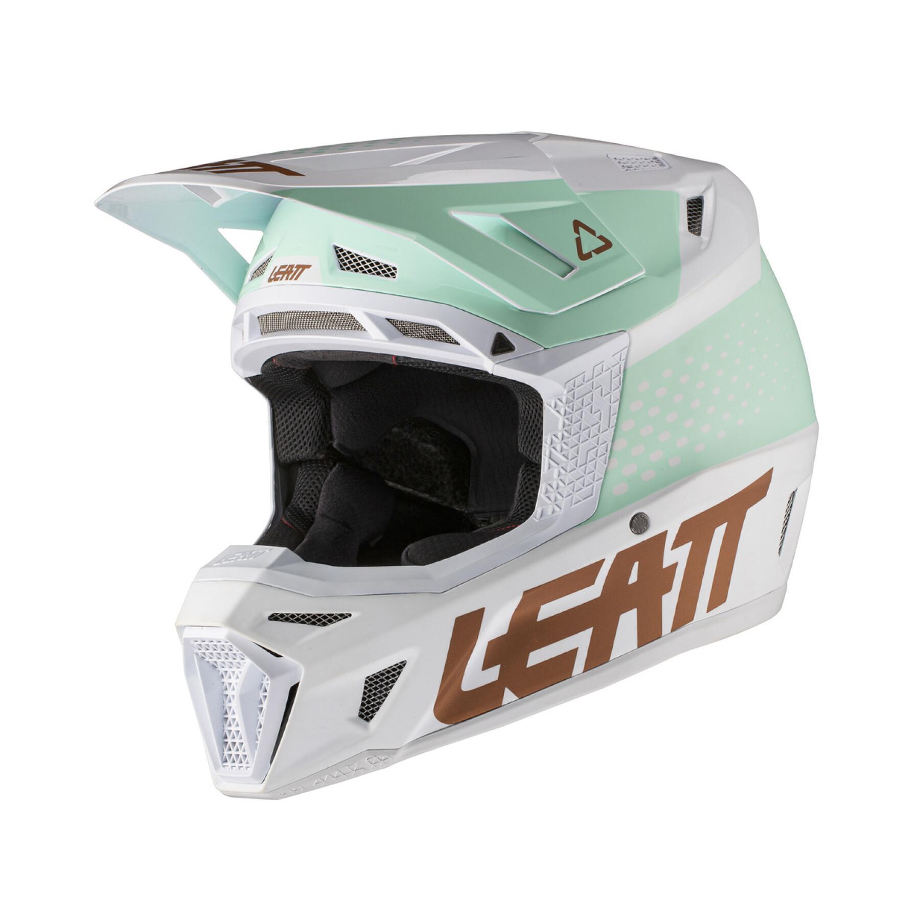 Helm Motocross inkl. Brille Leatt 8.5 V21.1