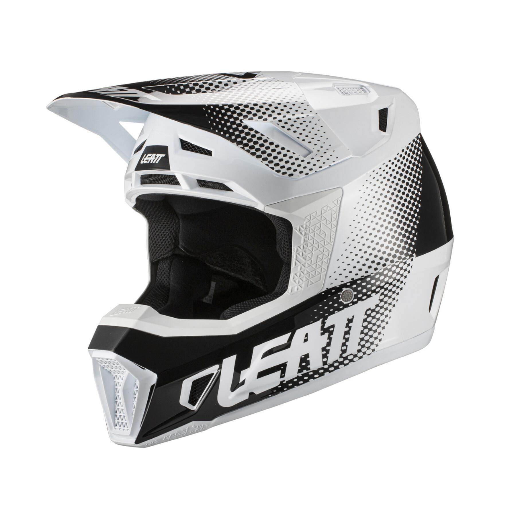 Helm Motocross inkl. Brille Leatt 7.5 V21.1