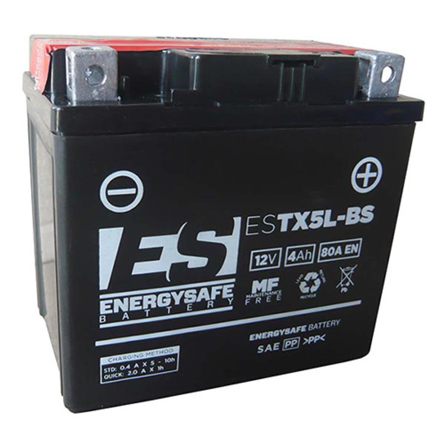 Motorradbatterie Energy Safe ESTX5L-BS 12V/4AH