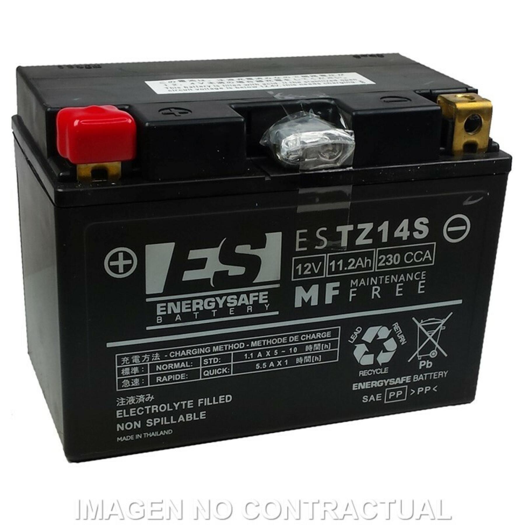 Motorradbatterie Energy Safe ESTZ14S 12V/11,2AH