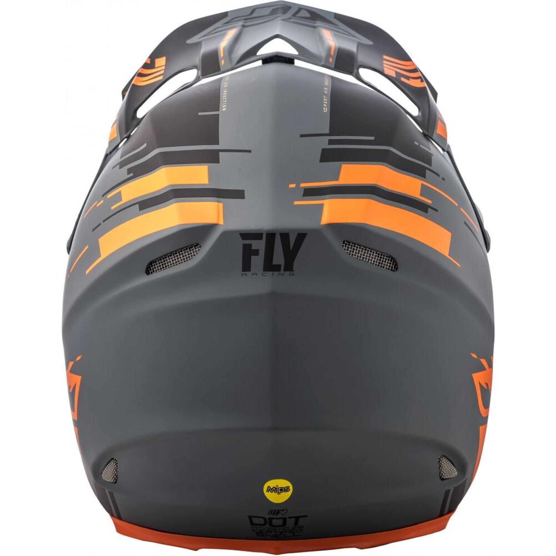 Kopfhörer Fly Racing F2 Carbon Forge Mips 2018