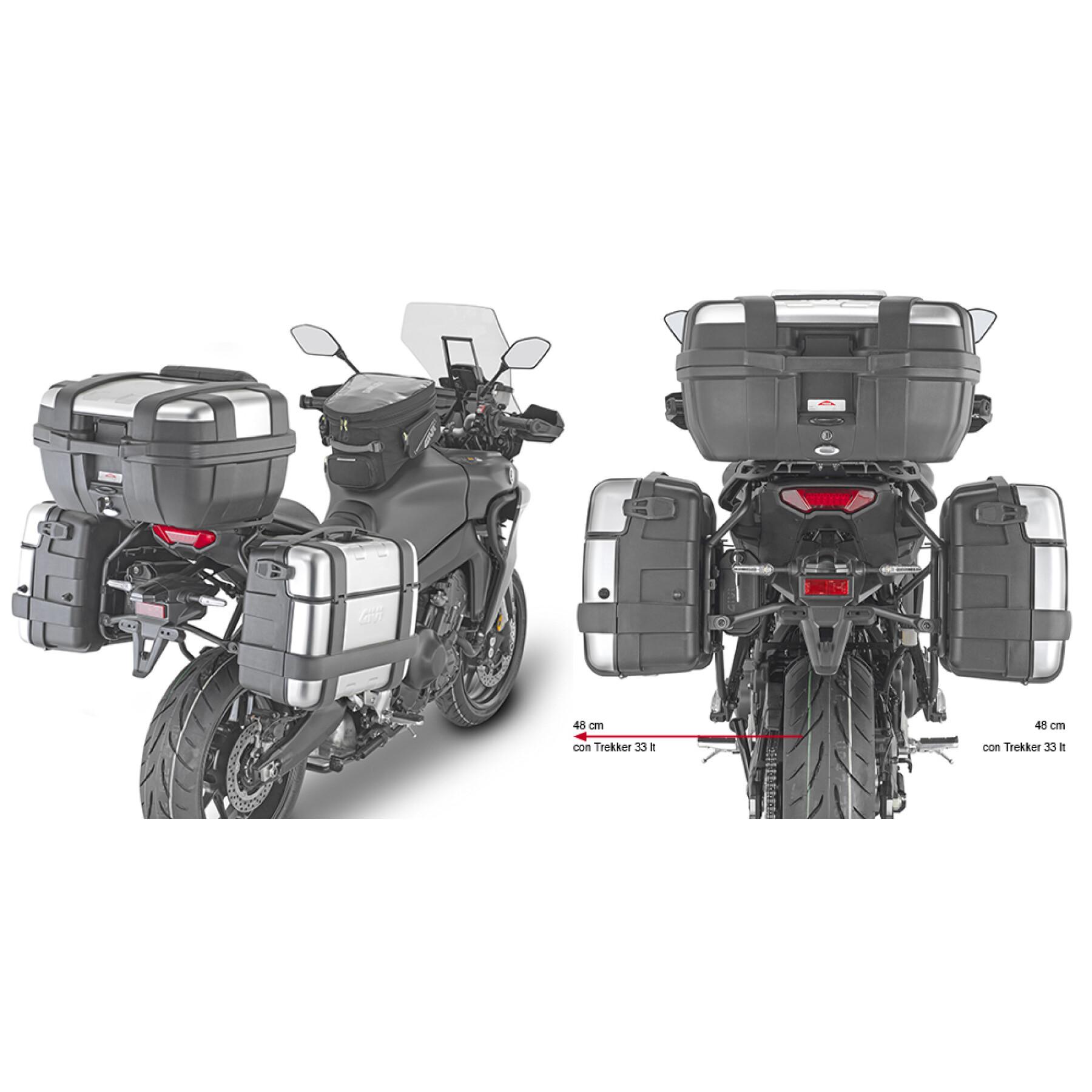 Motorrad-Seitenkofferhalter Givi Monokey Yamaha Tracer 9 21