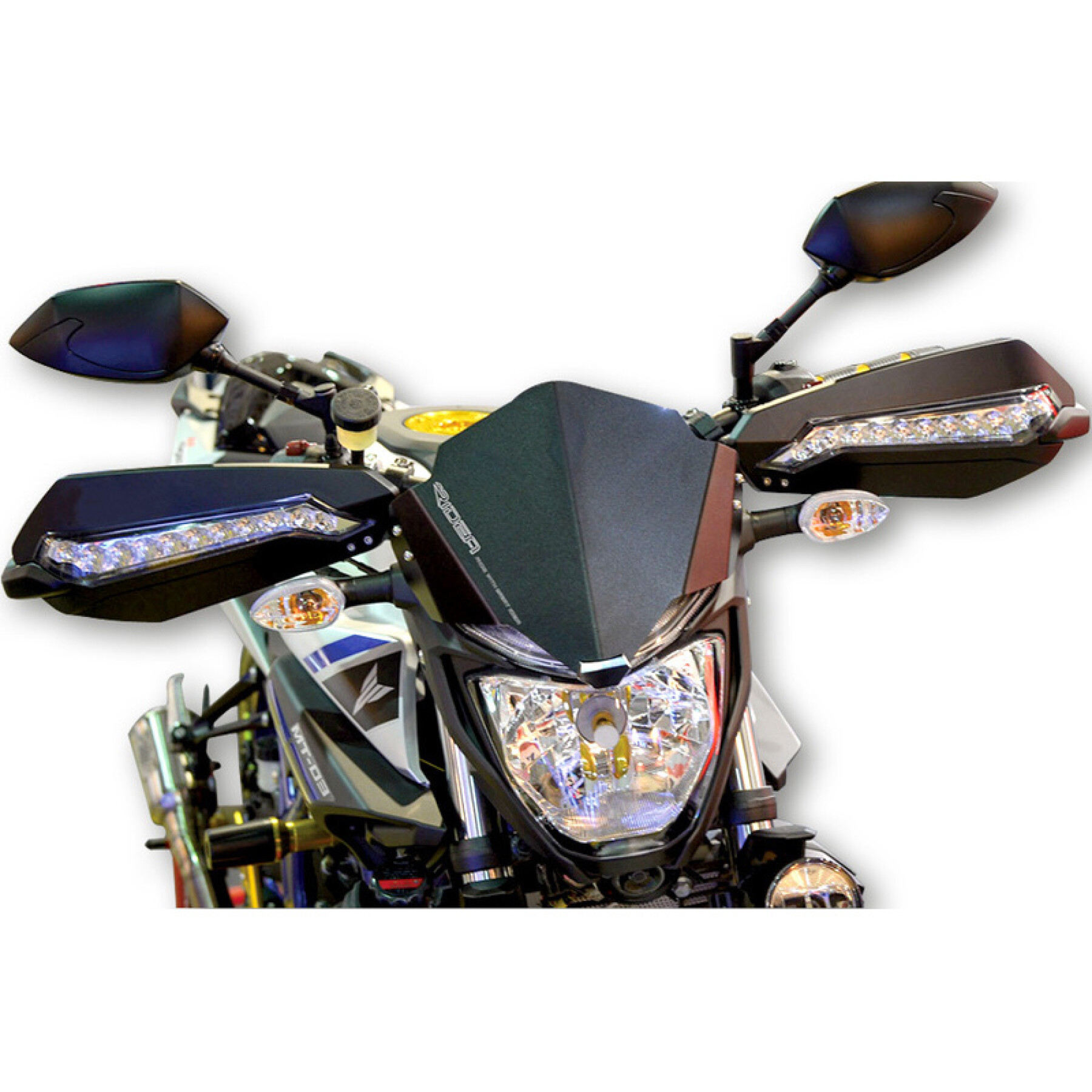 Motorrad-Handschutz mit Led-Tagfahrlicht Highsider
