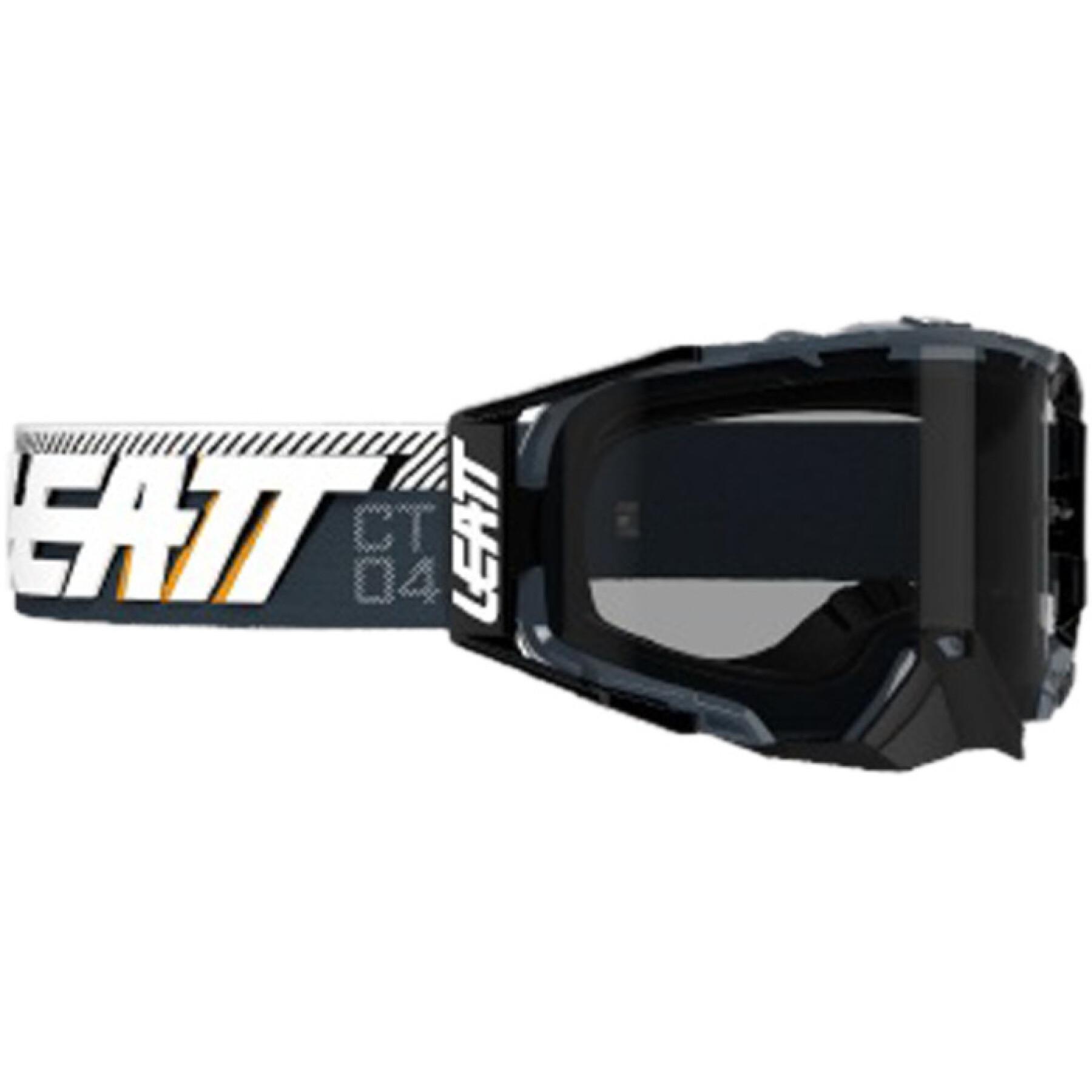 Motorrad-Crossbrille Leatt Velocity 6.5 Graphite 58%