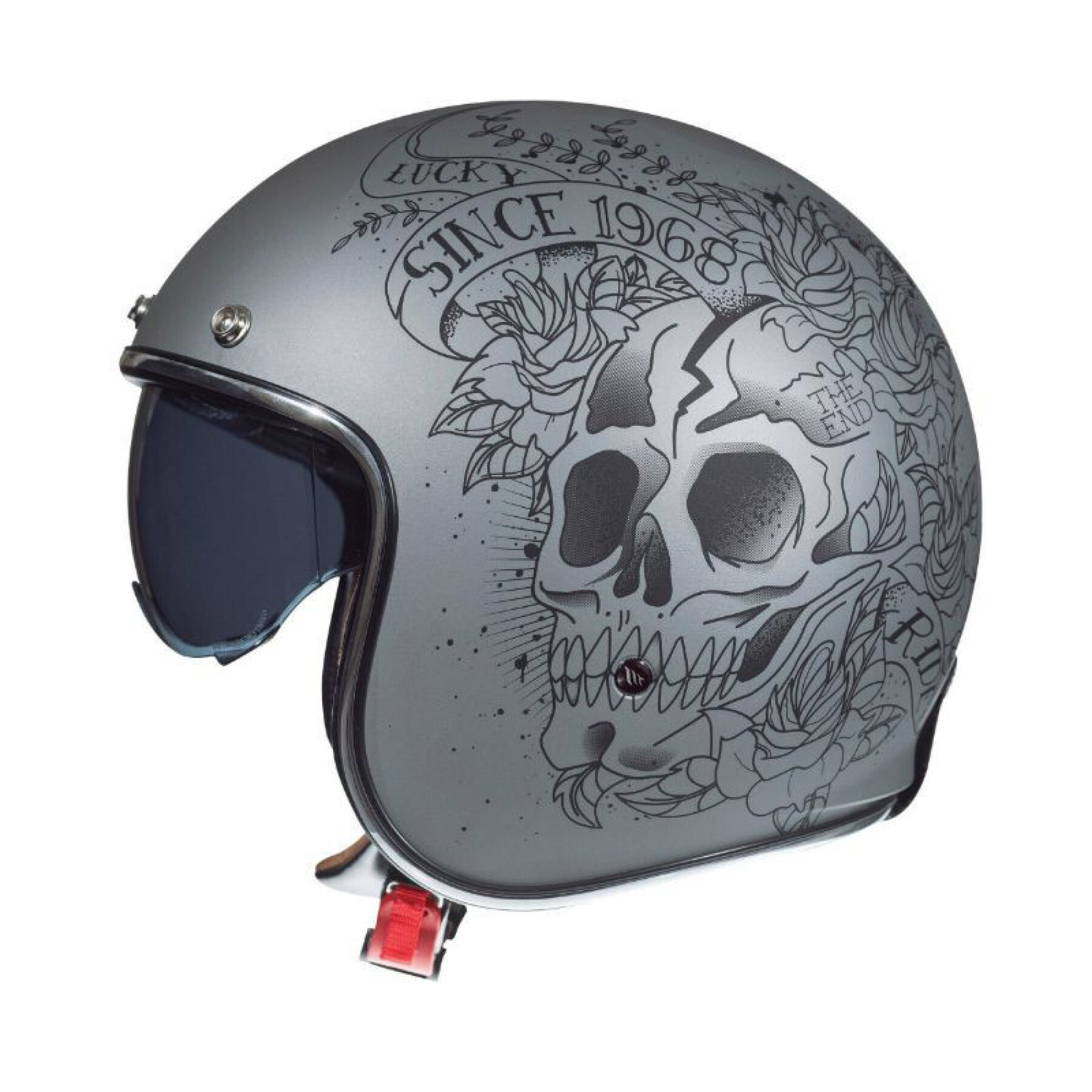 Jet-Helm MT Helmets Le Mans 2 SV Skull & Roses A2