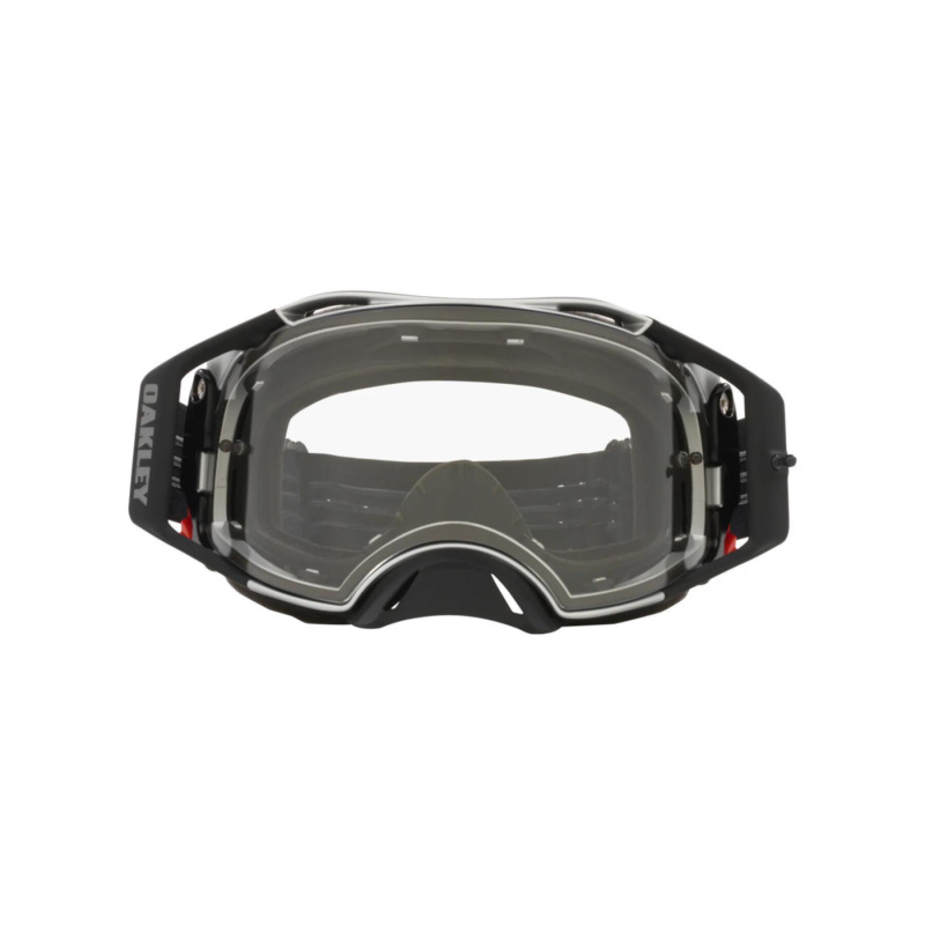 Motorrad-Cross-Maske Oakley Airbrake® MX Tuff Blocks Gunmetal