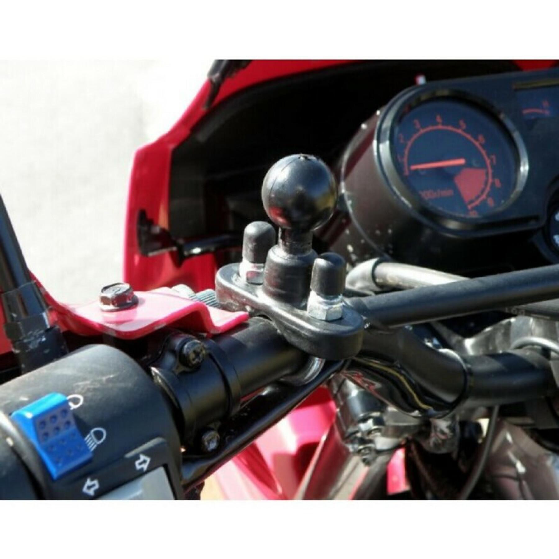 Smartphone-Halterung Motorrad Basis U-förmige Befestigung an Kugelrohren b RAM Mounts