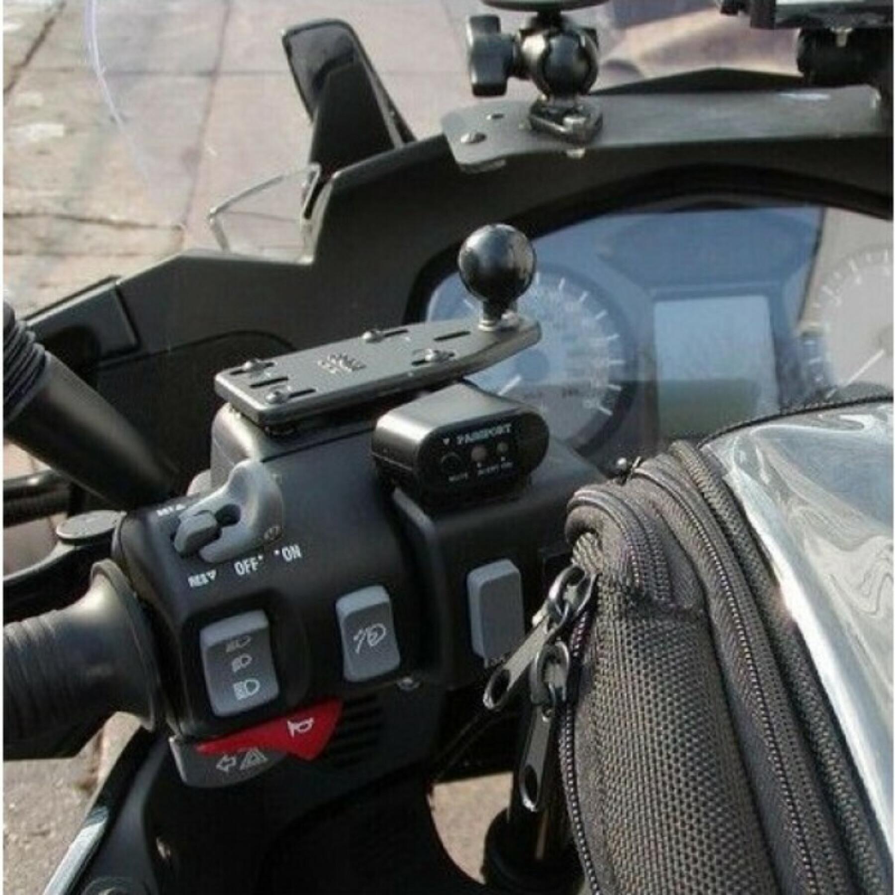 Smartphone-Halterung Motorrad Basis Befestigung an Lenker oder Brems-/Kupplungsbehälter Kugel b exzentrisch RAM Mounts
