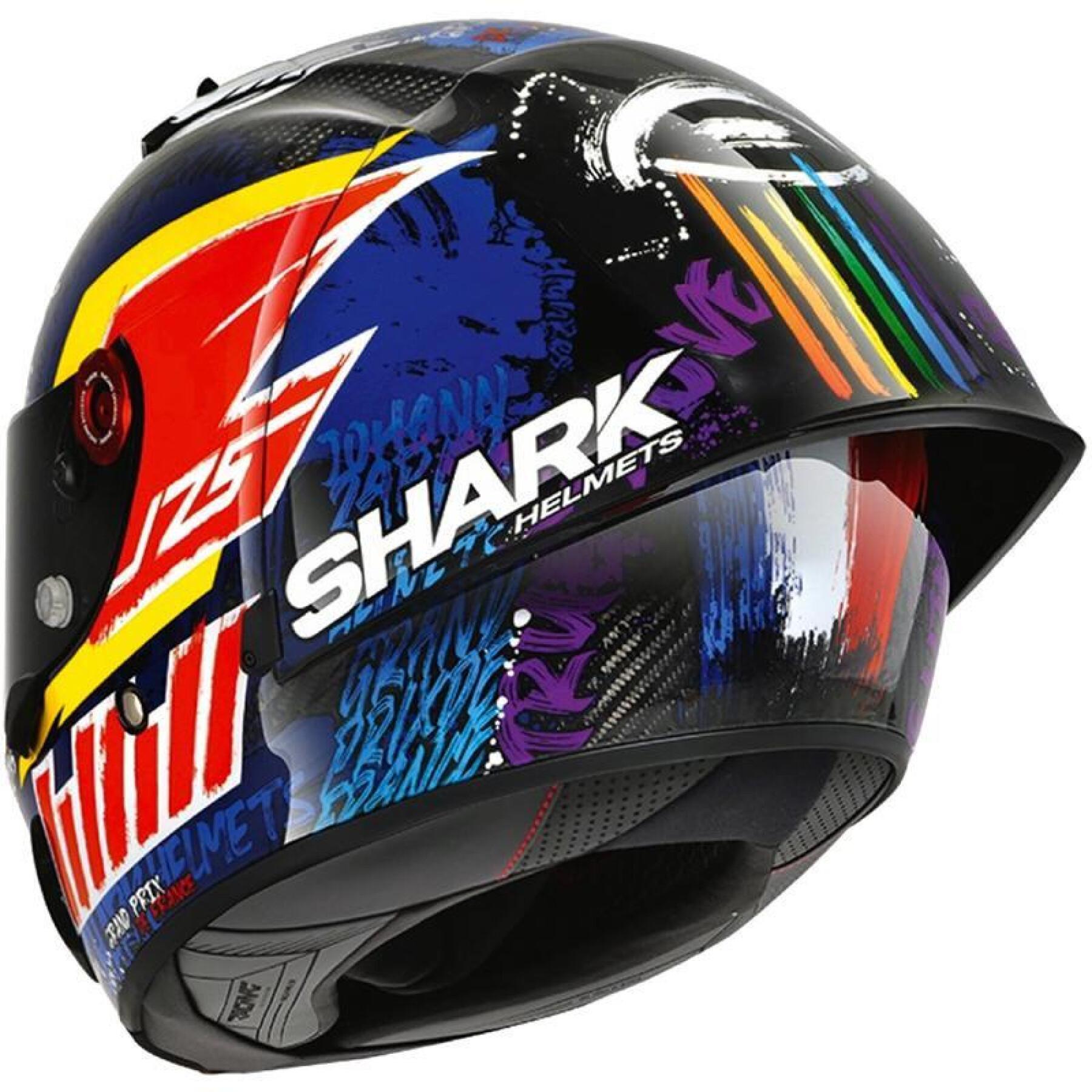 Integralhelm Shark Race-R Pro GP 06 Replica Zarco Chakra