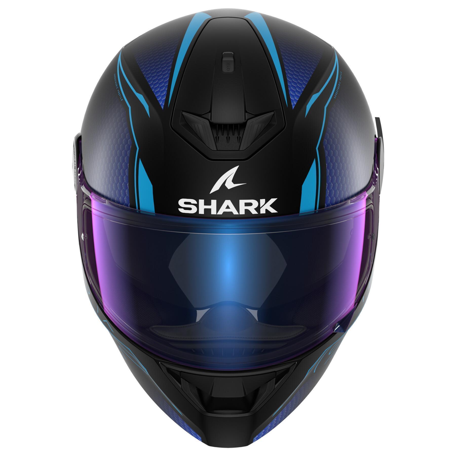 Motorrad-Integralhelm Shark D-Skwal 2 Cadium