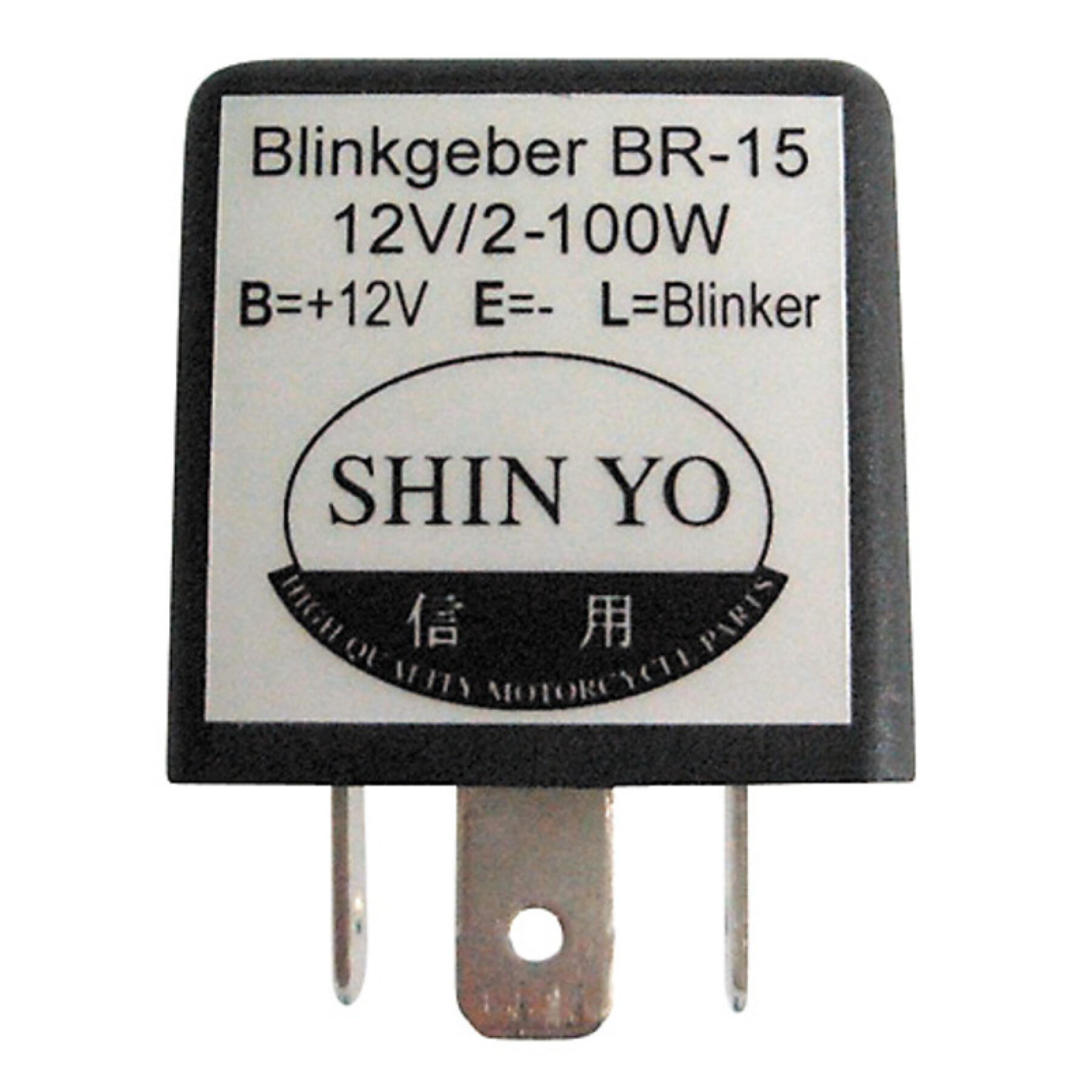 Blinkrelais Shinyo Sy-02, 3 Pôles, 12 Vdc, 1-100 Watt