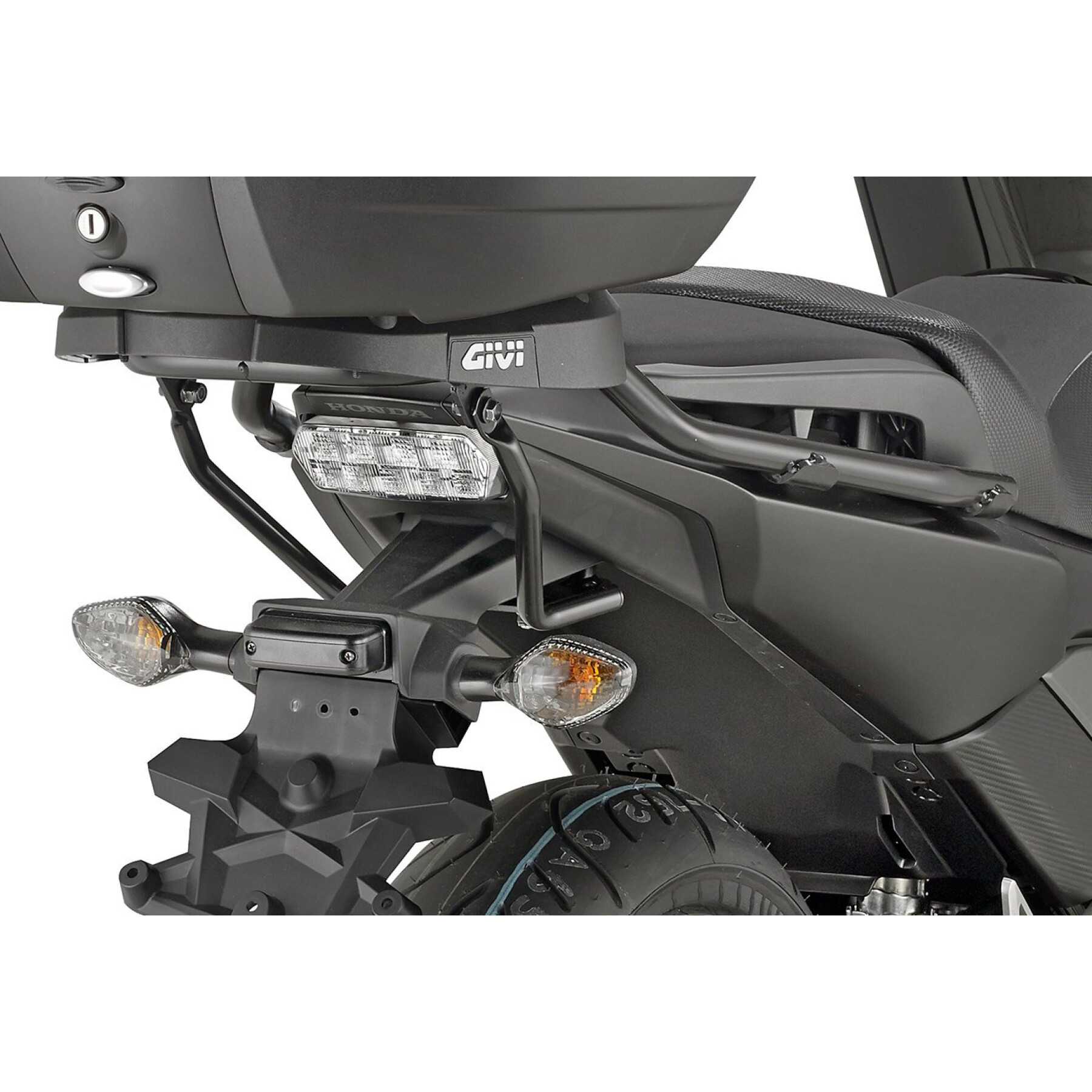 Motorrad-Topcase-Halterung Givi Monokey ou Monolock Honda Integra 750 (16 à 20)