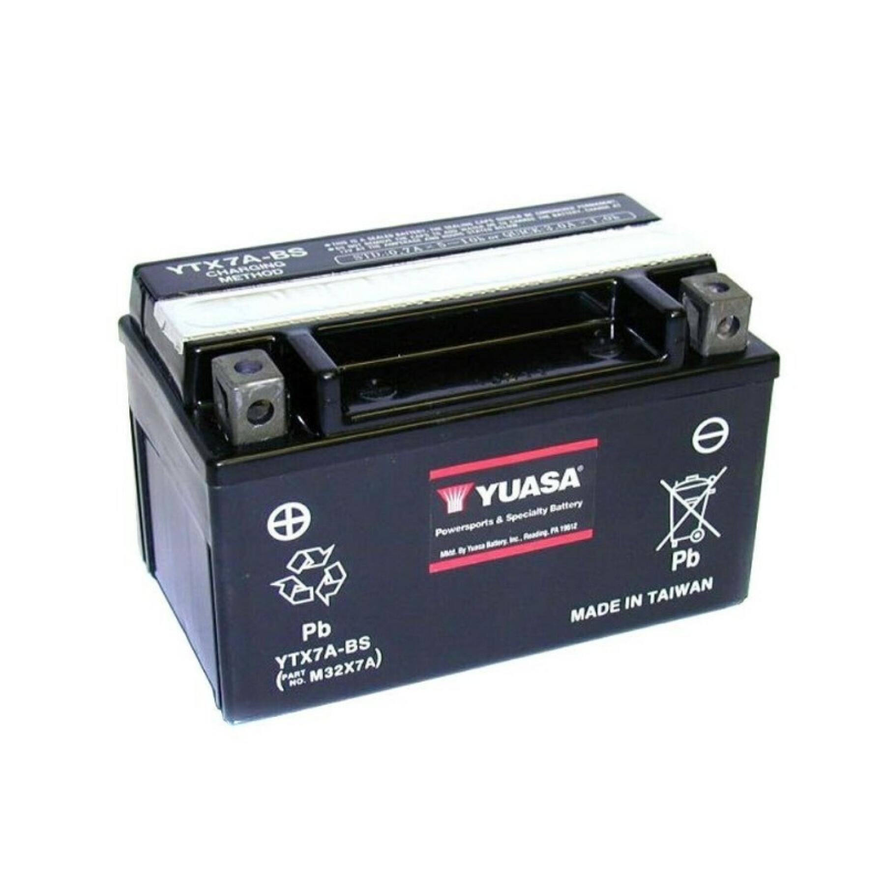Motorradbatterie Yuasa YTX7A-BS