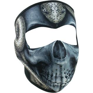 Motorrad-Haube Zan Headgear full face snake skull