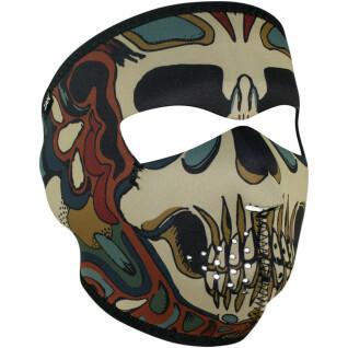 Motorrad-Haube Zan Headgear full face psychedelic skull