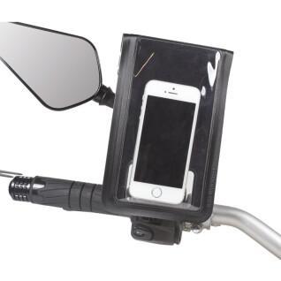 Motorrad-Smartphone-Halterung am Rückspiegel mit Ladegerät Chaft