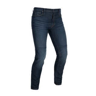 Slim-Motorrad-Jeans dark aged Oxford OA AAA
