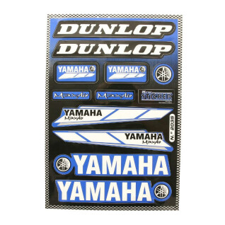 Bogen mit 12 Stickern P2R Racing Dunlop