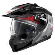 Motorrad Crossover Helm n70-2 x Nolan Bungee N-Com Scratched